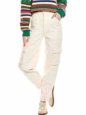 MOTHER Eggnog Cargo Flood Pants
